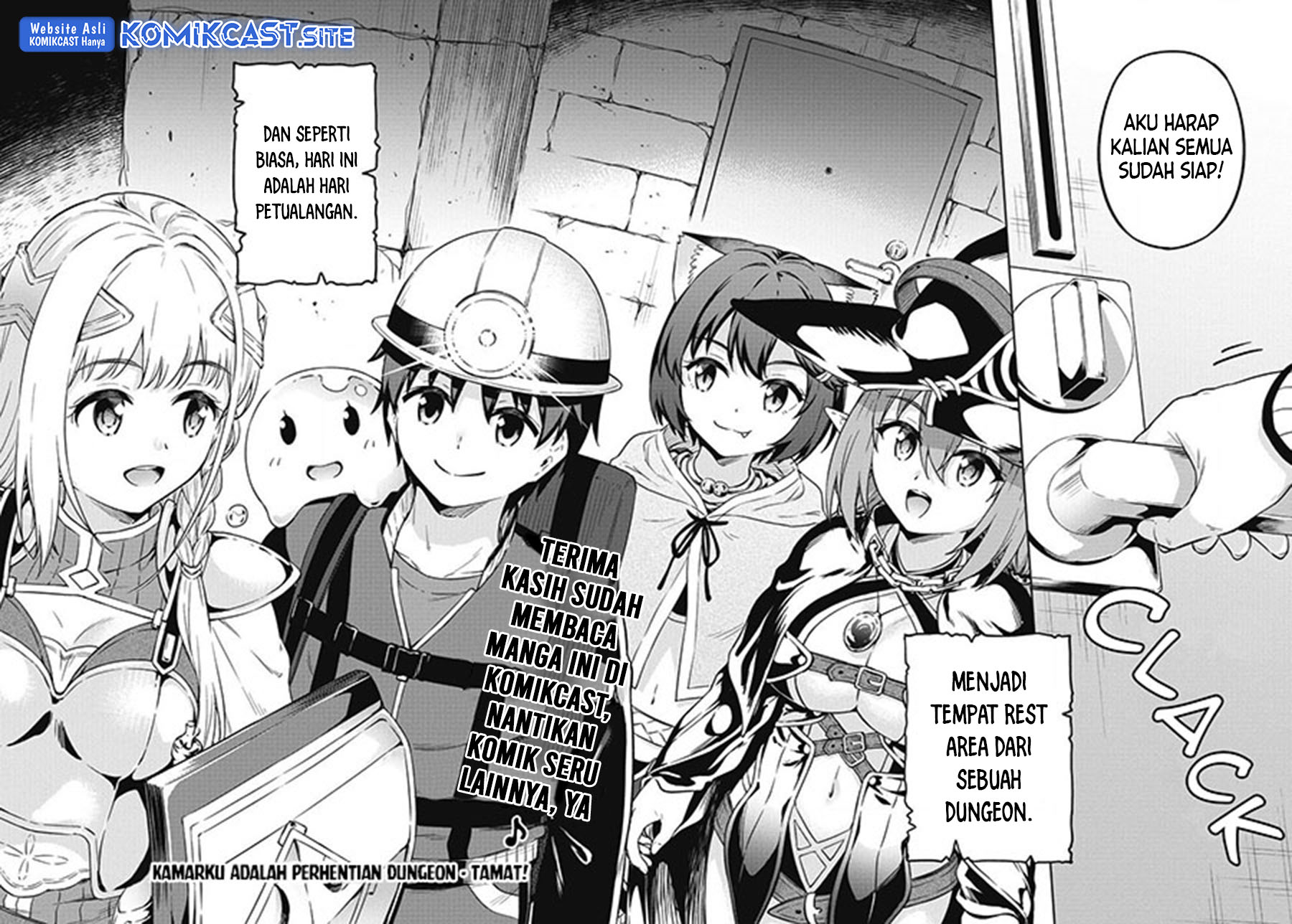 Boku no Heya ga Dungeon no Kyuukeijo ni Natteshimatta Ken Chapter 40 End Gambar 24